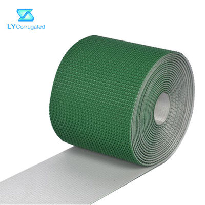 4.5 مم أجزاء آلة التموج ، 2 Ply Green Pvc الحزام الناقل