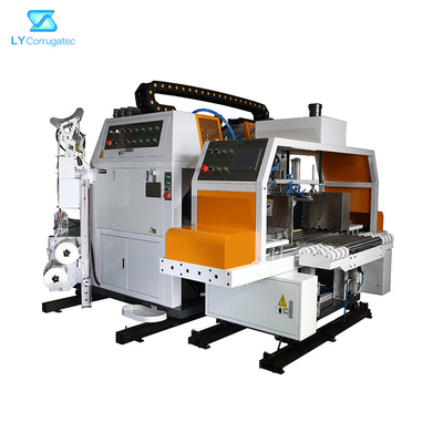 آلة تغليف كرتون التحكم PLC ، آلة تغليف حزمة PE 3.5kw 0. 5MPa
