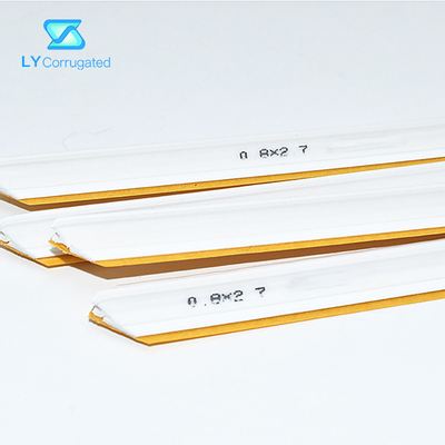 0.6 * 1.6mm شريط لاصق مصفوفة التجعيد ل Pressboard المموج الكرتون يموت قطع صب آلة