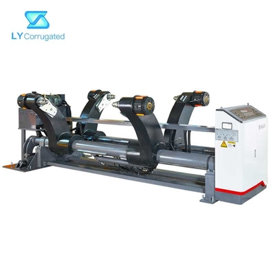 1400mm مموج علبة كرتون ماكينة ، مطحنة هيدروليكية لفة موقف
