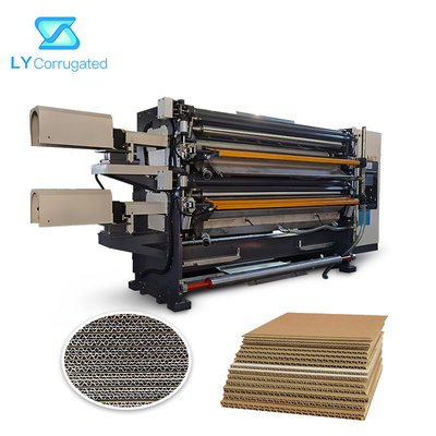 آلة الكرتون المموج D6A ، آلة لصق الكرتون المموج 2300mm 10kw