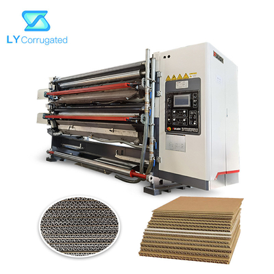 آلة الكرتون المموج D6A ، آلة لصق الكرتون المموج 2300mm 10kw