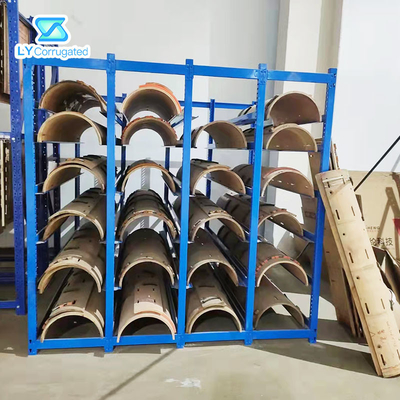 قطع غيار ماكينات الطباعة فليكسو الزرقاء ، أخدود رف التخزين العمودي 2 متر