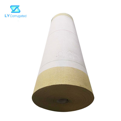 قطع غيار الماكينات المموجة المقاومة للحرارة ذات الحزام الناقل بحافة Kevlar Aramid ذات الصفائح المزدوجة